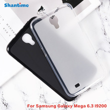 适用Samsung Galaxy Mega 6.3 I9200手机壳翻盖手机皮套TPU布丁套