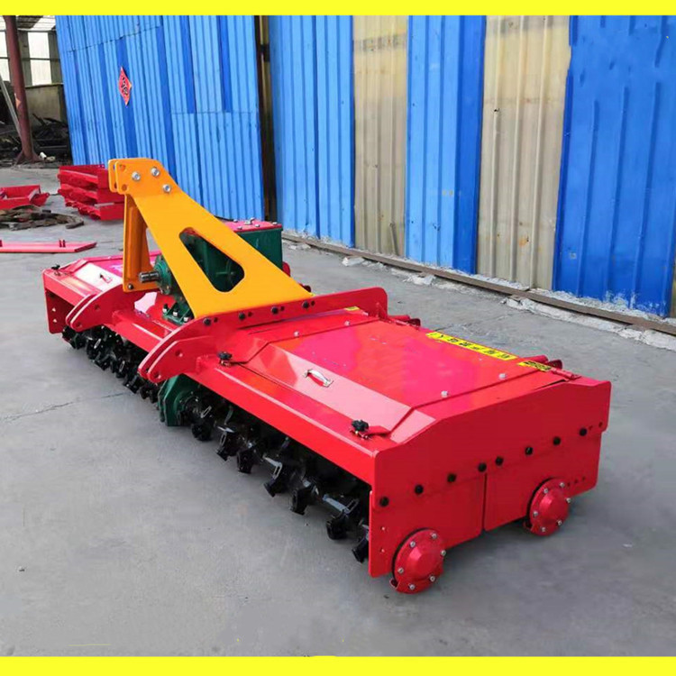 供应大马力后置双旋松土均匀旋耕机 加厚刀片不同宽幅双轴旋耕机