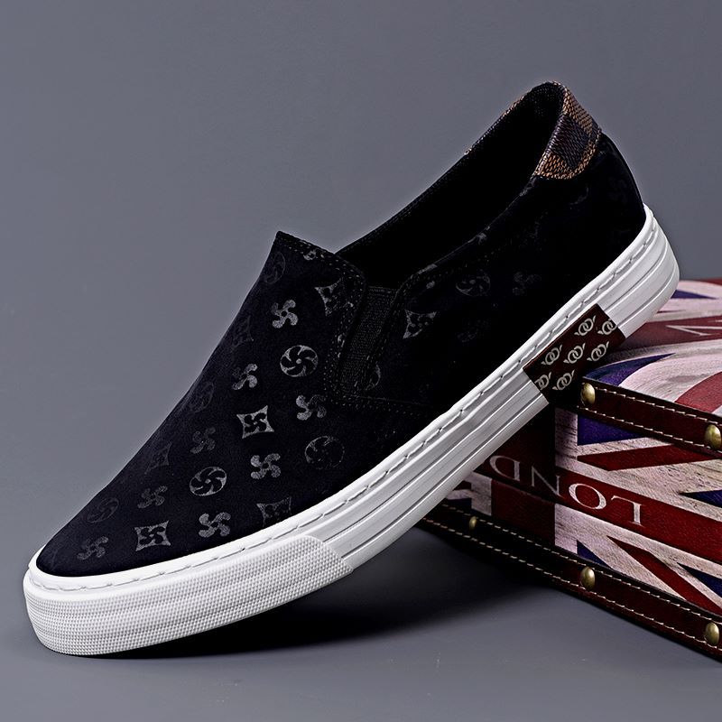 baoda/宝达网红同款男鞋夏季透气冰丝布休闲一脚蹬懒人鞋软底布鞋