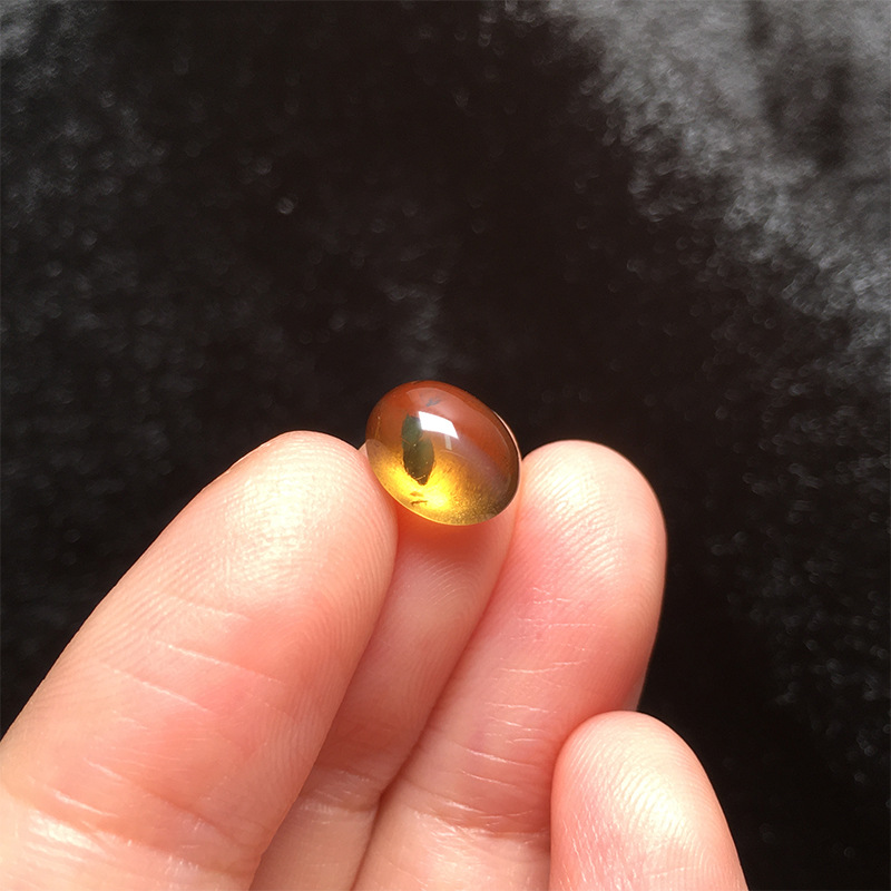 天然金绿猫眼裸石戒面猫眼石贵重宝石无烧蜜糖色斯里兰卡金绿宝石