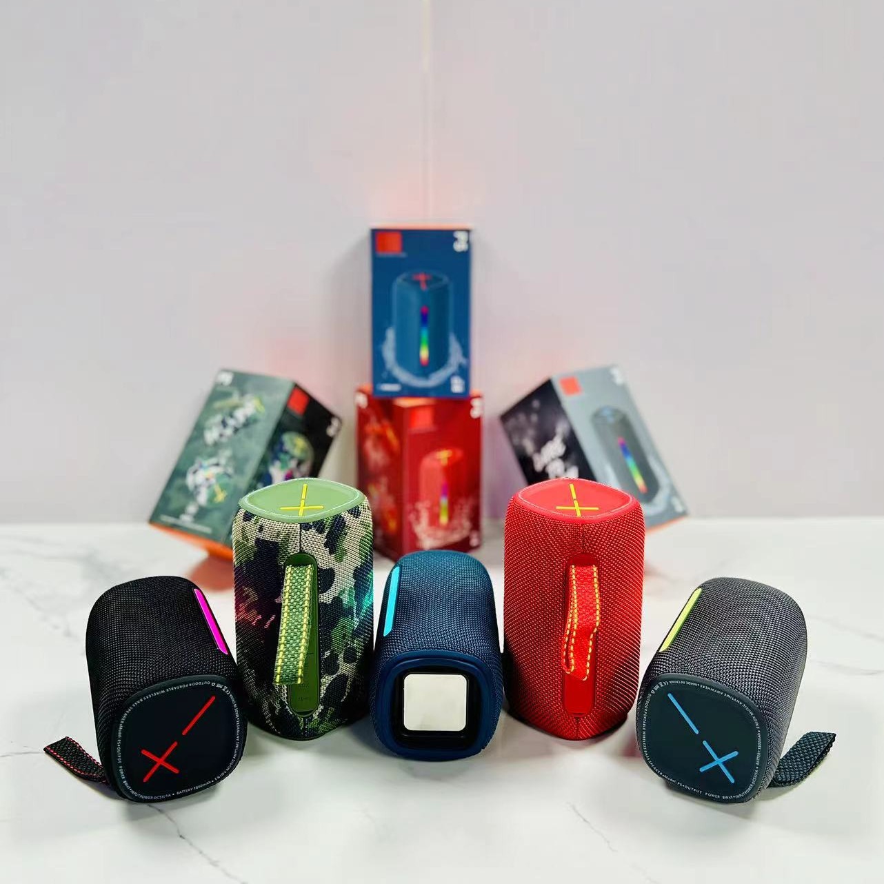 foreign trade cross-border new arrival p5mini bluetooth speaker outdoor small speaker mini household card portable subwoofer