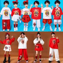 六一儿童中国风啦啦队演出服小学生运动会开幕式服装幼儿园班服潮