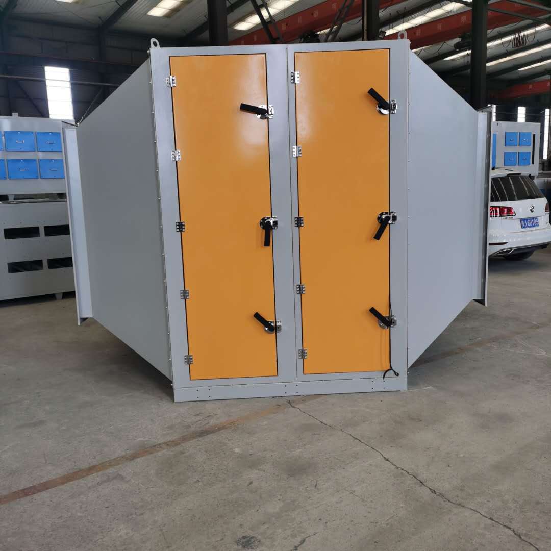 定制活性炭漆雾处理设备干式环保过滤箱pp抽屉式活性炭吸附箱批发