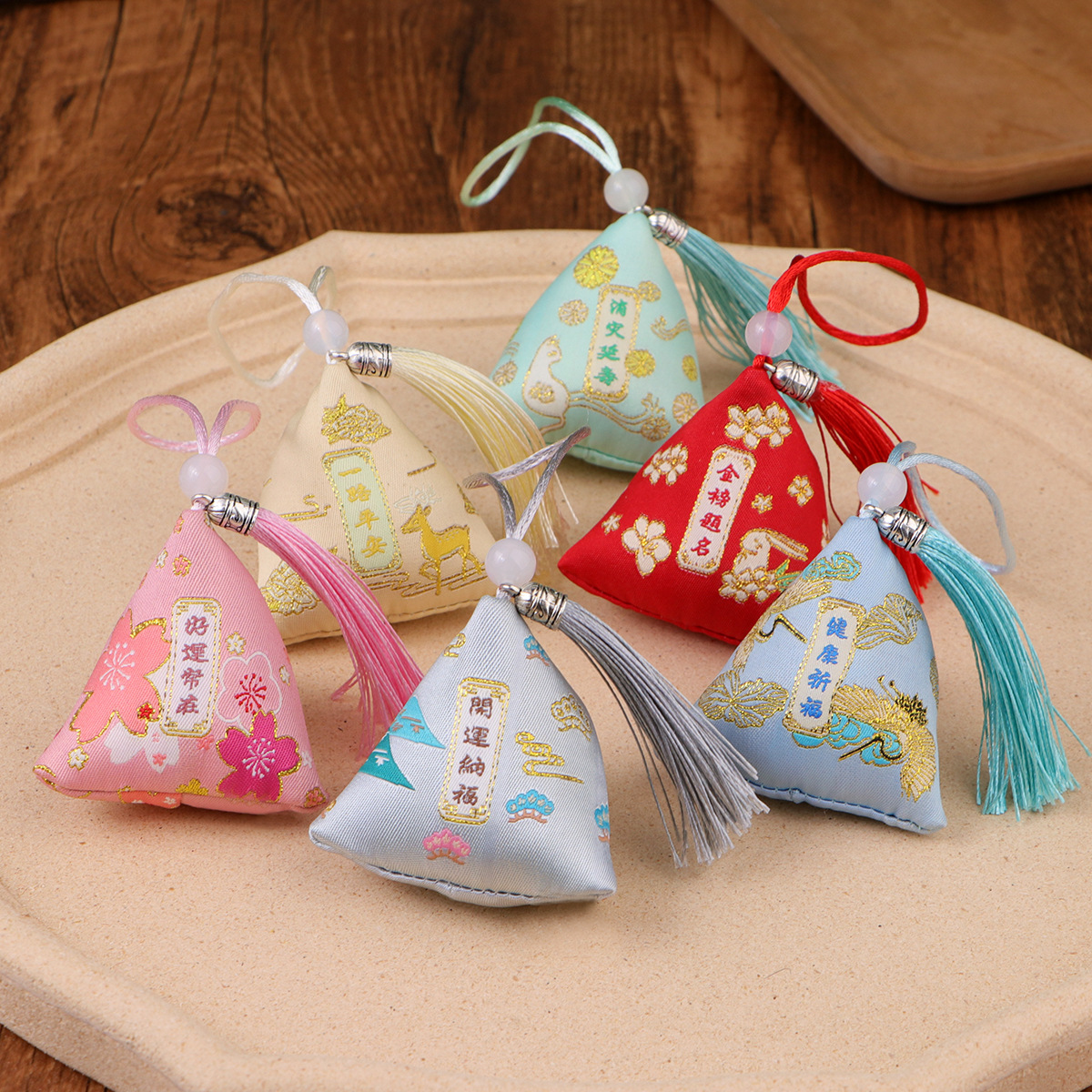 艾草驱蚊香囊端午节diy粽子艾叶小香包随身汽车挂件公司活动礼品