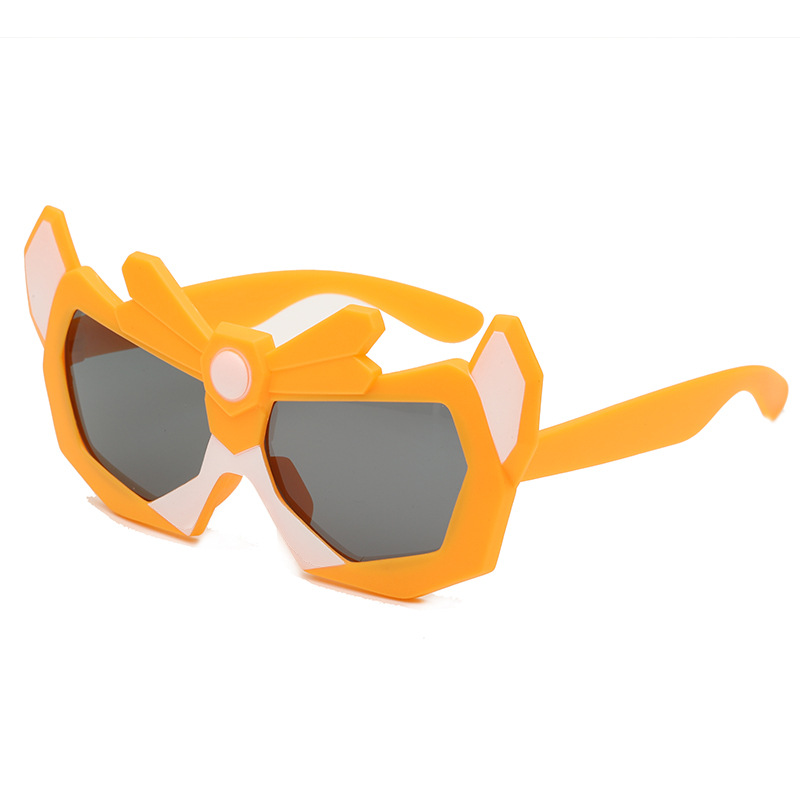 Kids Sunglasses Wholesale UV Protection Boys Transformers Toy Glasses Kid Cartoon Robot Sunglasses