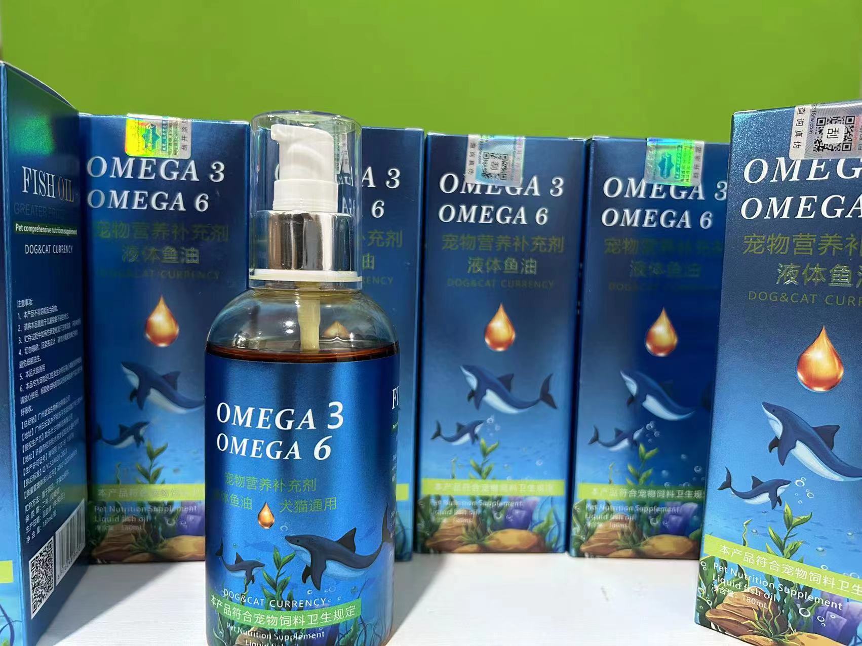 益宠狗猫鱼油180ml南极磷虾油100ml鱼油虾青素一件102