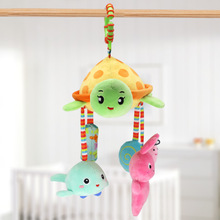 婴儿车挂玩具0-1岁 宝宝可爱海龟床铃毛绒益智安抚玩具