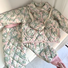 衣拉拉 长腿叔叔23冬季新款女童加绒加厚家居服 童装工厂货源批发