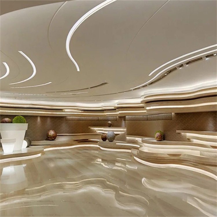 源头厂家grg构件 grg异形定制双曲造型包柱墙柱grg弧形天花吊顶板