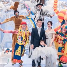 南京合肥小丑表演十岁生日气球布置宴会背景拱门装饰策划上门服务