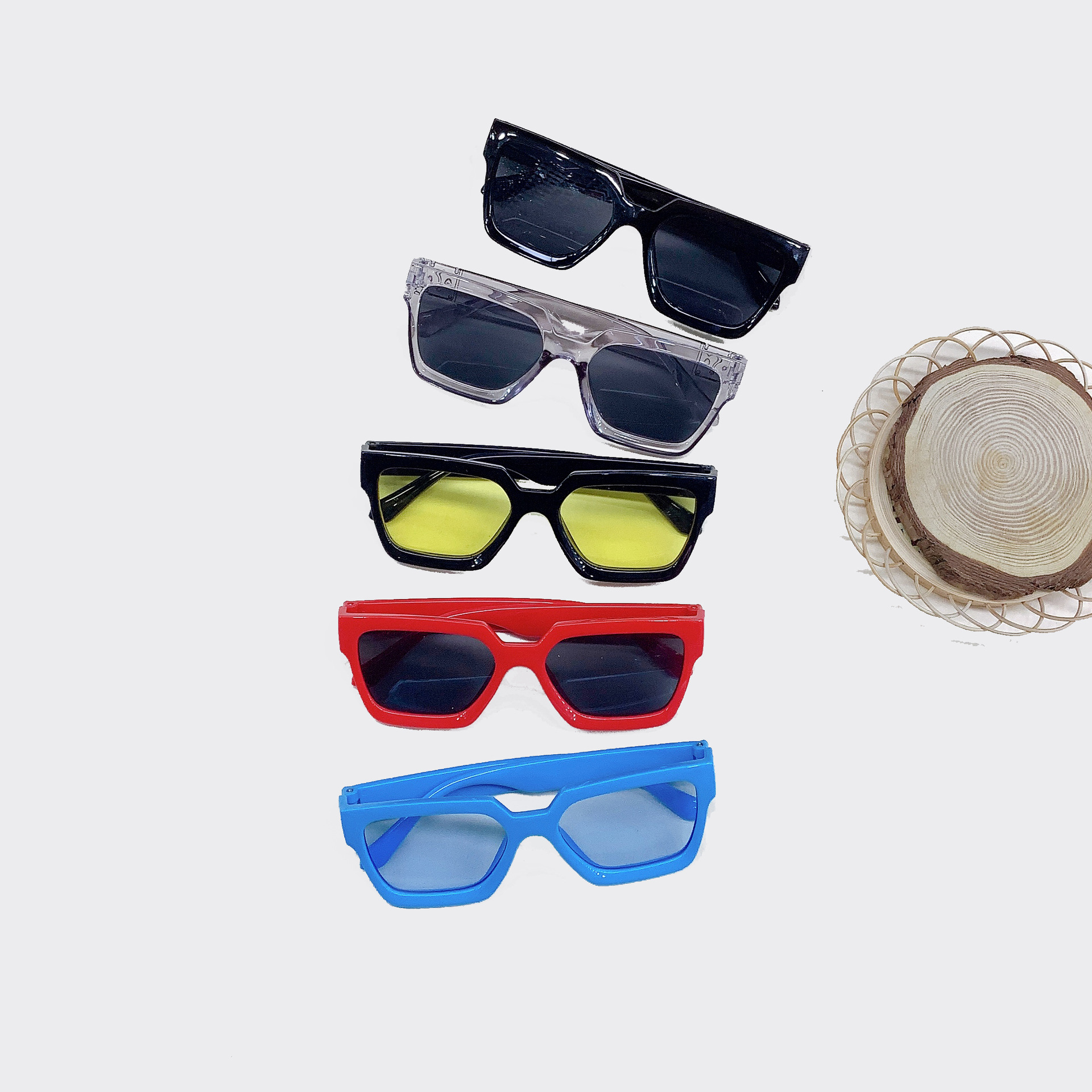 Fashion Retro Kids Sunglasses Personality Small Square Box Korean Style Exclusive for Cross-Border Baby Sunglasses Fashion