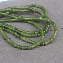 竹节散珠5*12mm橄榄玉子管半成品diy手串项链饰品配件跨境厂家