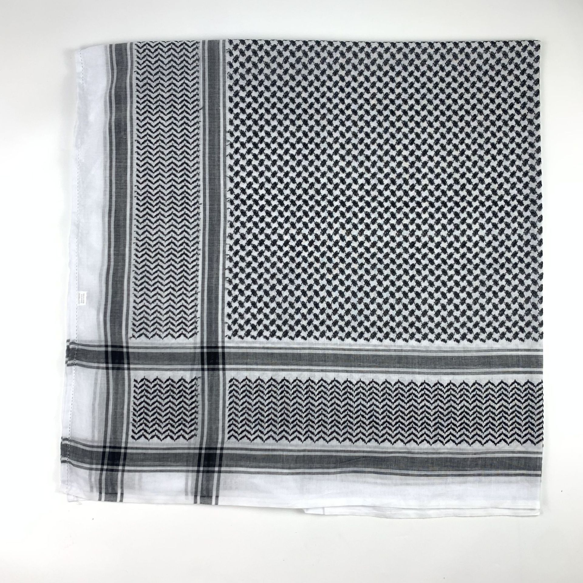 Keffiyeh Jacquard Arabic Square Scarf Men Dubai Middle East Muslim Saudi Cross-Border Wholesale Factory Direct Sales