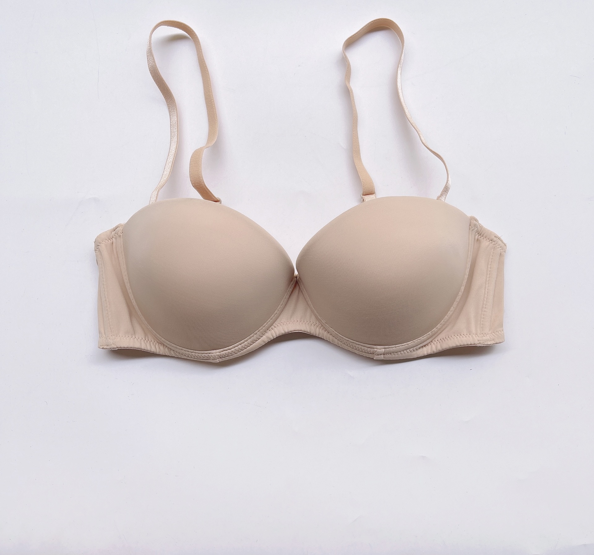 奥姿娜一片无痕828款小胸少女士内衣胸罩无钢圈聚拢性感半杯文胸-报价