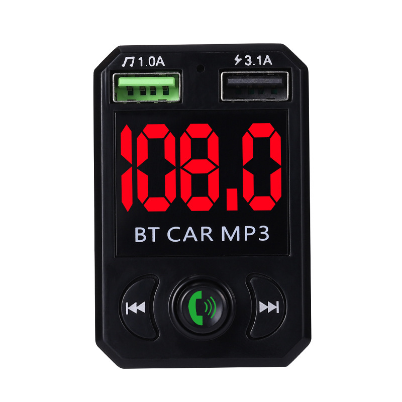 蓝牙车载mp3 即插即播u盘/tf卡均可使用 蓝牙智能配对车载mp3
