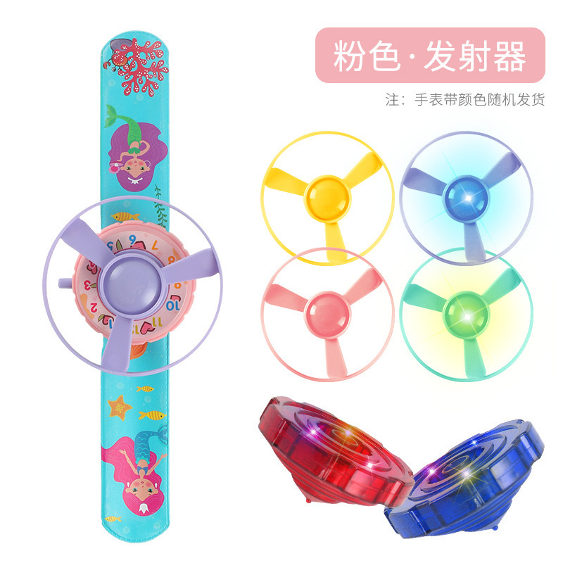 Children's Toys Bamboo Dragonfly Stall Toys Wholesale Factory Frisbee Luminous Toy Gyro Night Market Stall Small Toys