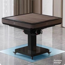 nvb家用迷你智能麻将机电动可折叠全自动多功能餐桌两用实木旋翼