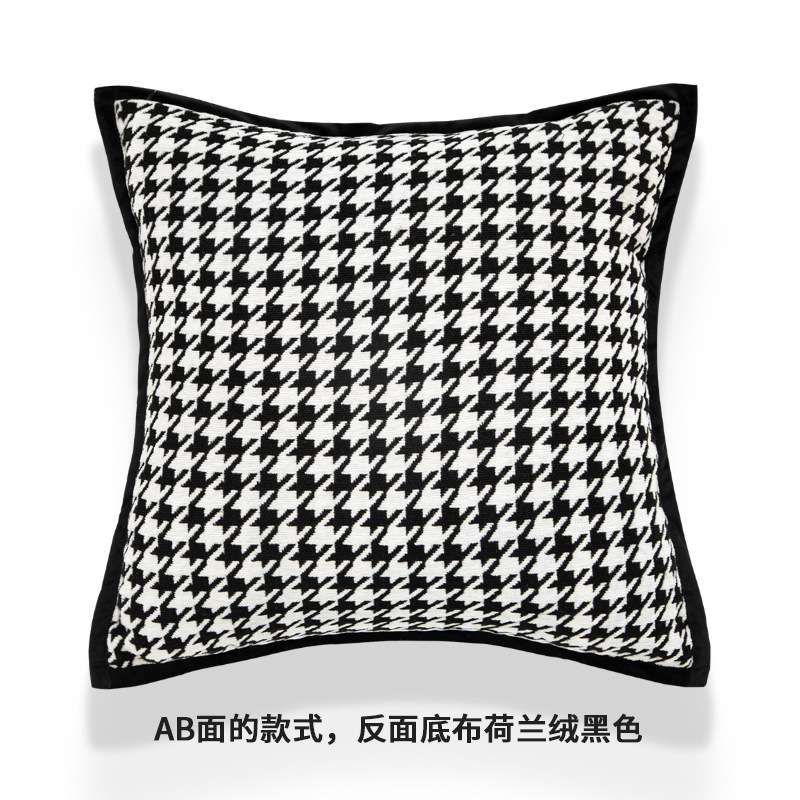 Velvet Woven Pillow Nordic Instagram Style Bed Pillow Bedside Back Cushion Living Room Sofa Pillow Cases Wholesale