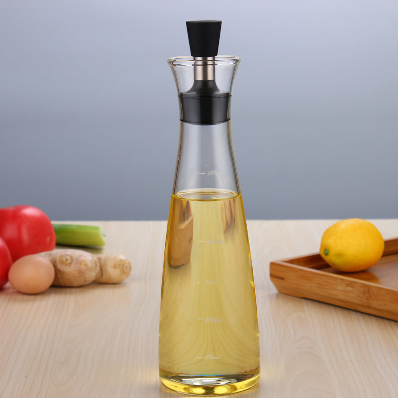 大容量玻璃油壶油瓶 防漏油厨房家用酱油醋瓶倒油瓶厂家批发