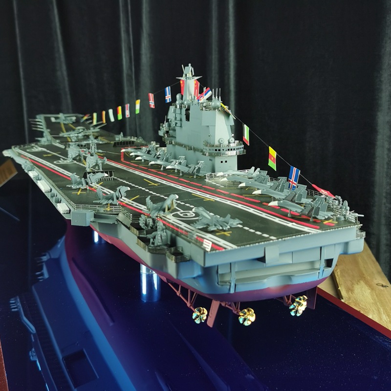 成品金属17号 山东舰航母模型国产仿真17舰1:350山东号航母模型