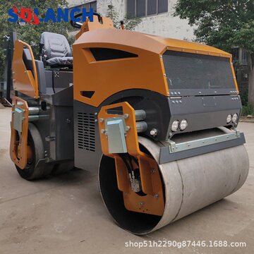 5吨双钢轮压路机双驱双振全液压操作工厂现货厂家直供