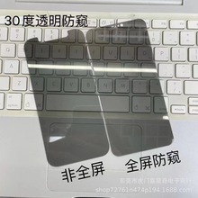 适用iphone15pro高铝透明防窥膜苹果13防窥玻璃膜1112保护膜15Pro