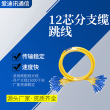 厂家直批非金属加强分支尾纤电信级多芯室内分支光纤工业通信用组