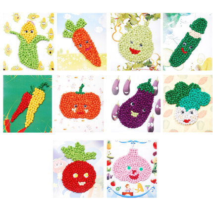 幼儿园手工纸制作蔬菜图片