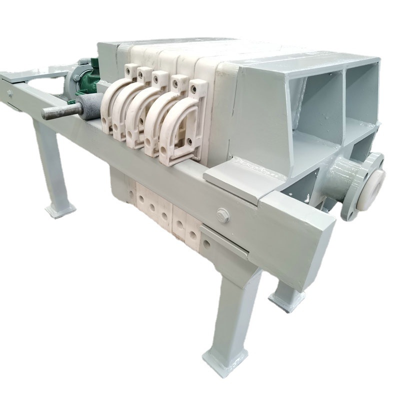 厂家供应手动小型千斤顶压滤机工业废水固液分离处理板框式压滤机