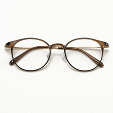 90038韩版复古椭圆TR超轻近视眼镜框素颜男女文艺学生镜架配度数
