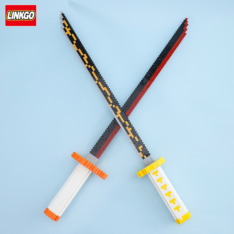 跨境兼容乐高鬼灭之刃动漫周边手办串联颗粒拼装益智儿童玩具地摊