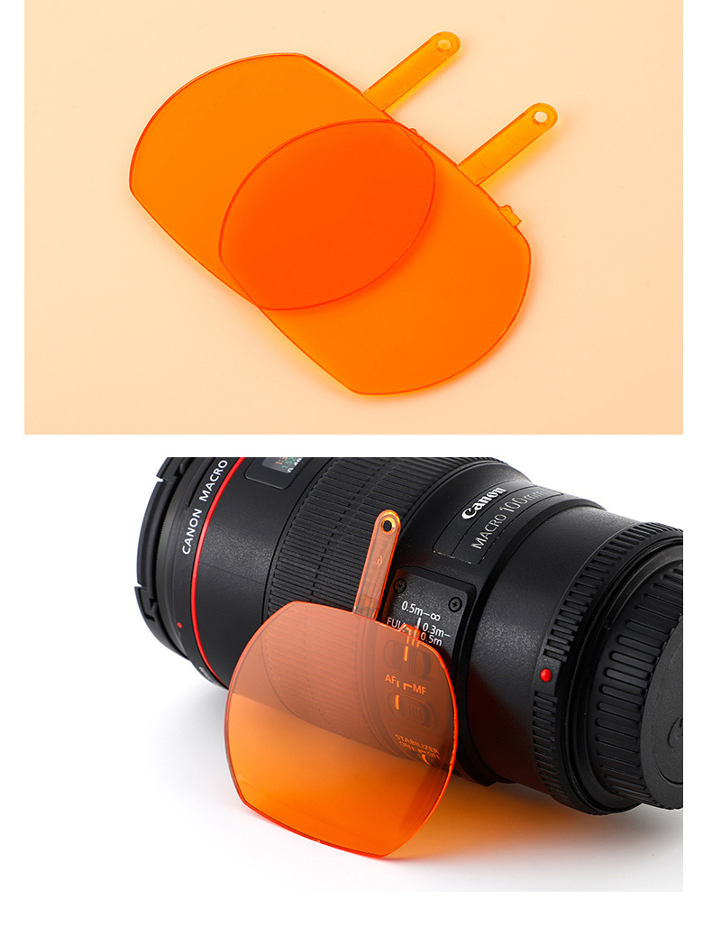 0半圆镜片桔色眼镜高清强化太阳镜片pc配镜防尘镜片