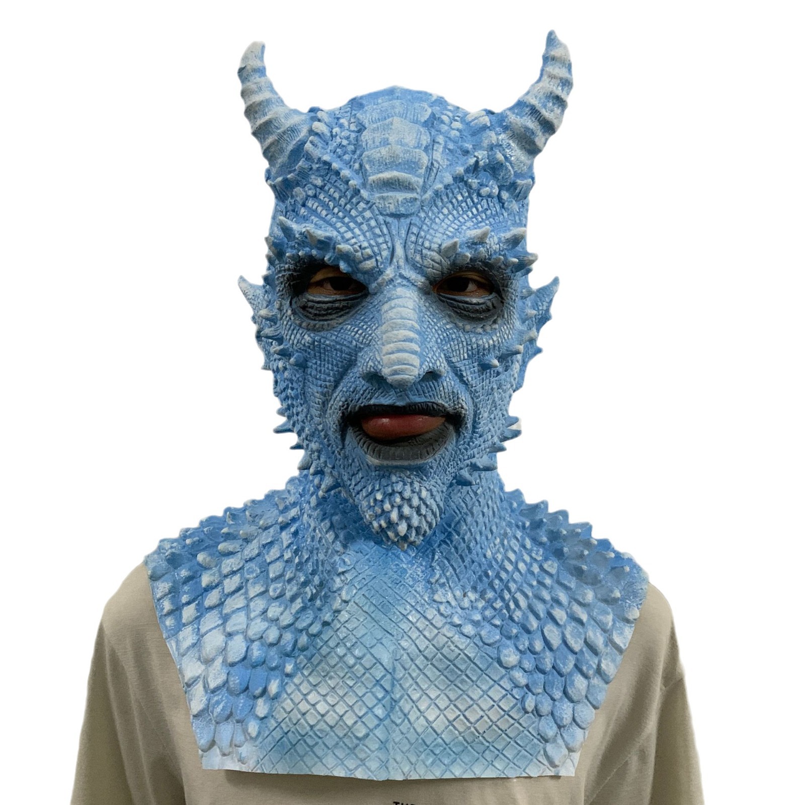 暗黑破坏神谎言头套 万圣节贝里艾尔 游戏乳胶头套面具道具-阿里巴巴