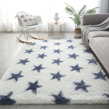 地毯卧室客厅床边毯2024新款感丝毛地垫子房间茶几耐脏易打理
