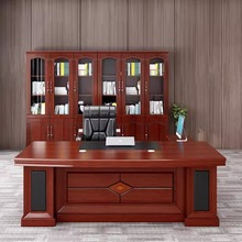 老板桌办公桌电脑桌办公室桌大班台中式总裁桌经理桌简约办公家具