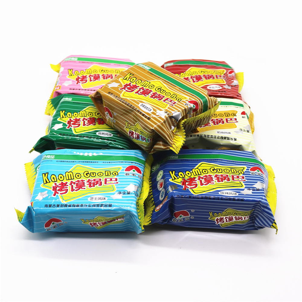 新家园烤馍锅巴63g/袋内蒙古特产馒头片烤馍馒头片休闲零食批发