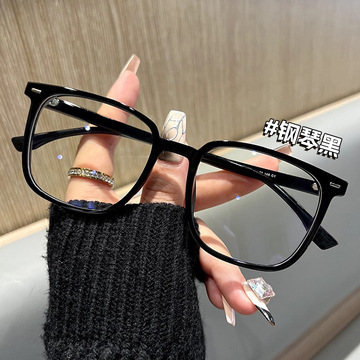 2101经典黑框眼镜架 新款素颜ins风男女潮流网红防蓝光近视镜