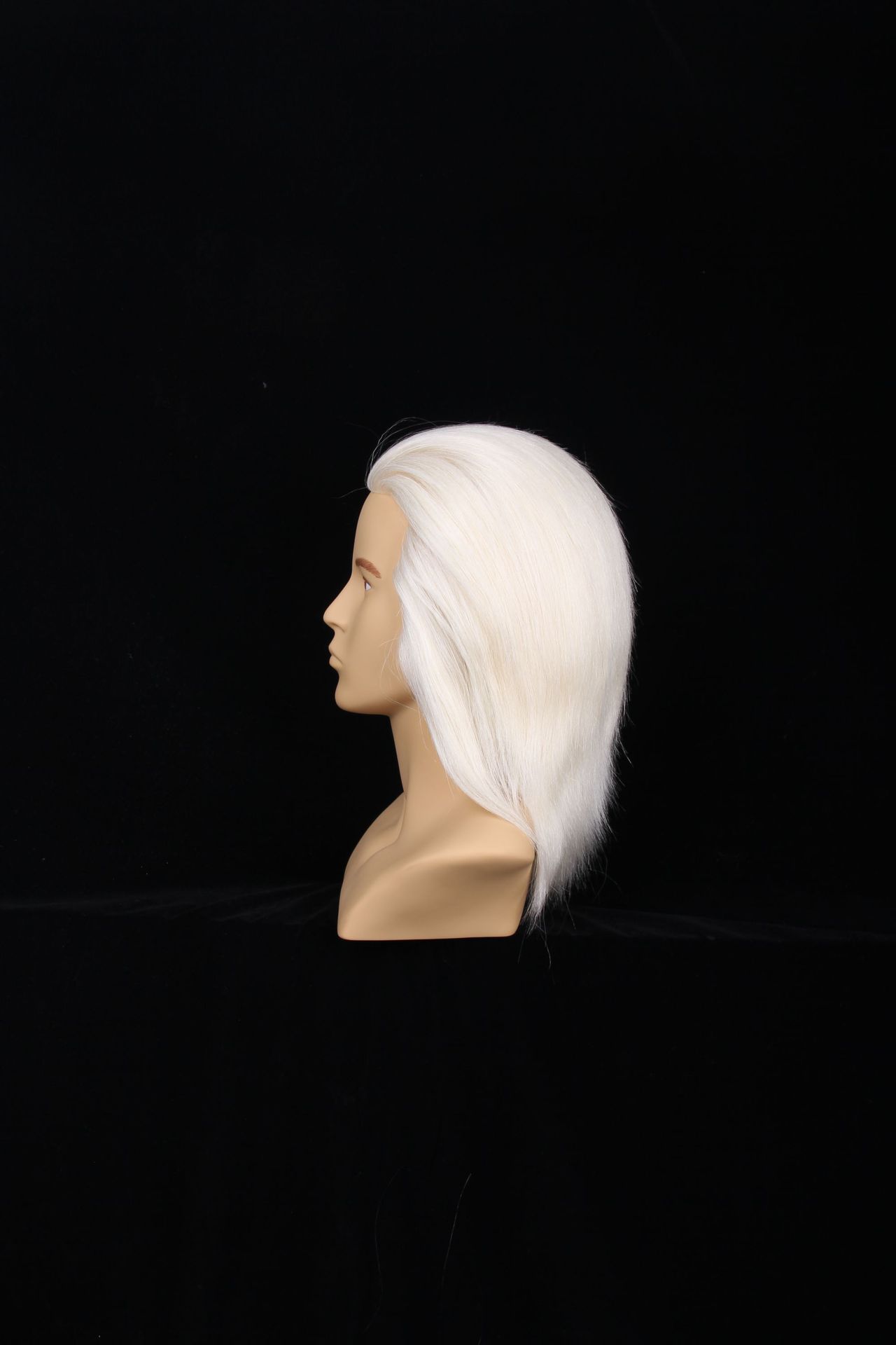 美发比赛头模男士带肩假人头短发可烫染全真发头模理发剪发公仔头