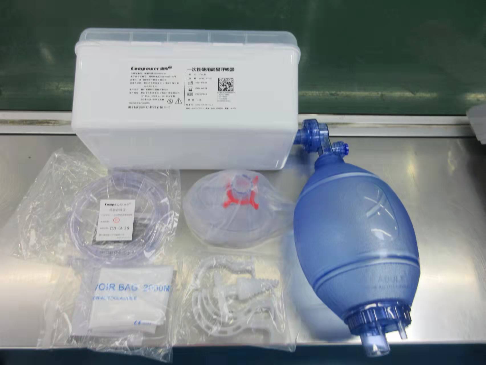 一次性使用简易呼吸器 pvc成人型 复苏囊