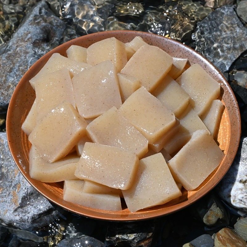 魔芋豆腐即食新鲜正宗安康农家纯手工自制土特产小吃凉拌火锅即食