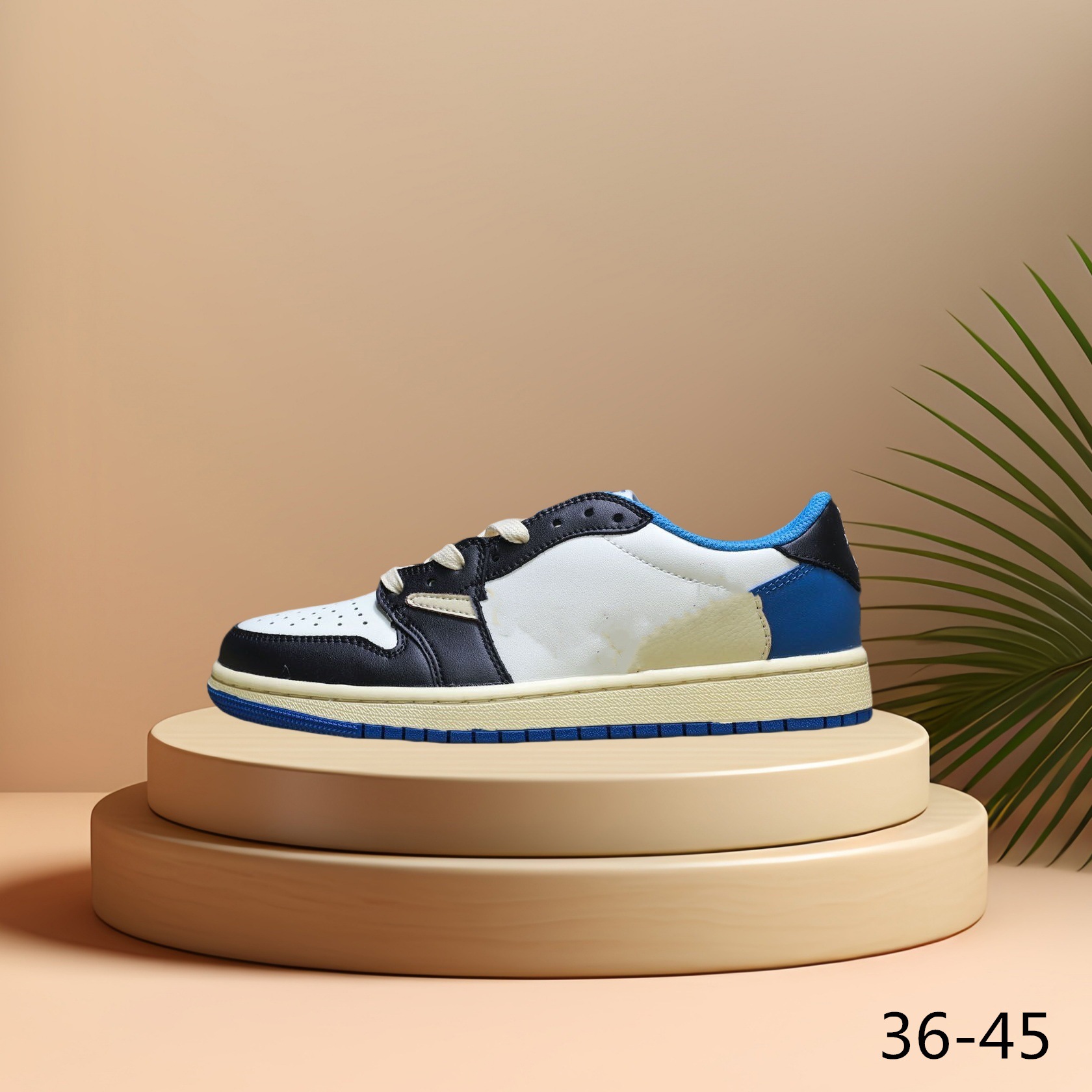 高版本纯原aj1低帮板鞋男藤原浩闪电倒钩莆田运动鞋aj低帮篮球鞋