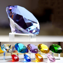M204玻璃水晶钻石摆件1厘米至10厘米专属家居装饰品店面柜台点缀