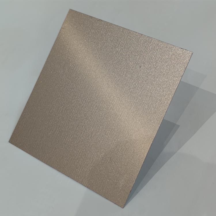 香槟金不锈钢色板  磨砂不锈钢板 涂油不锈钢色板