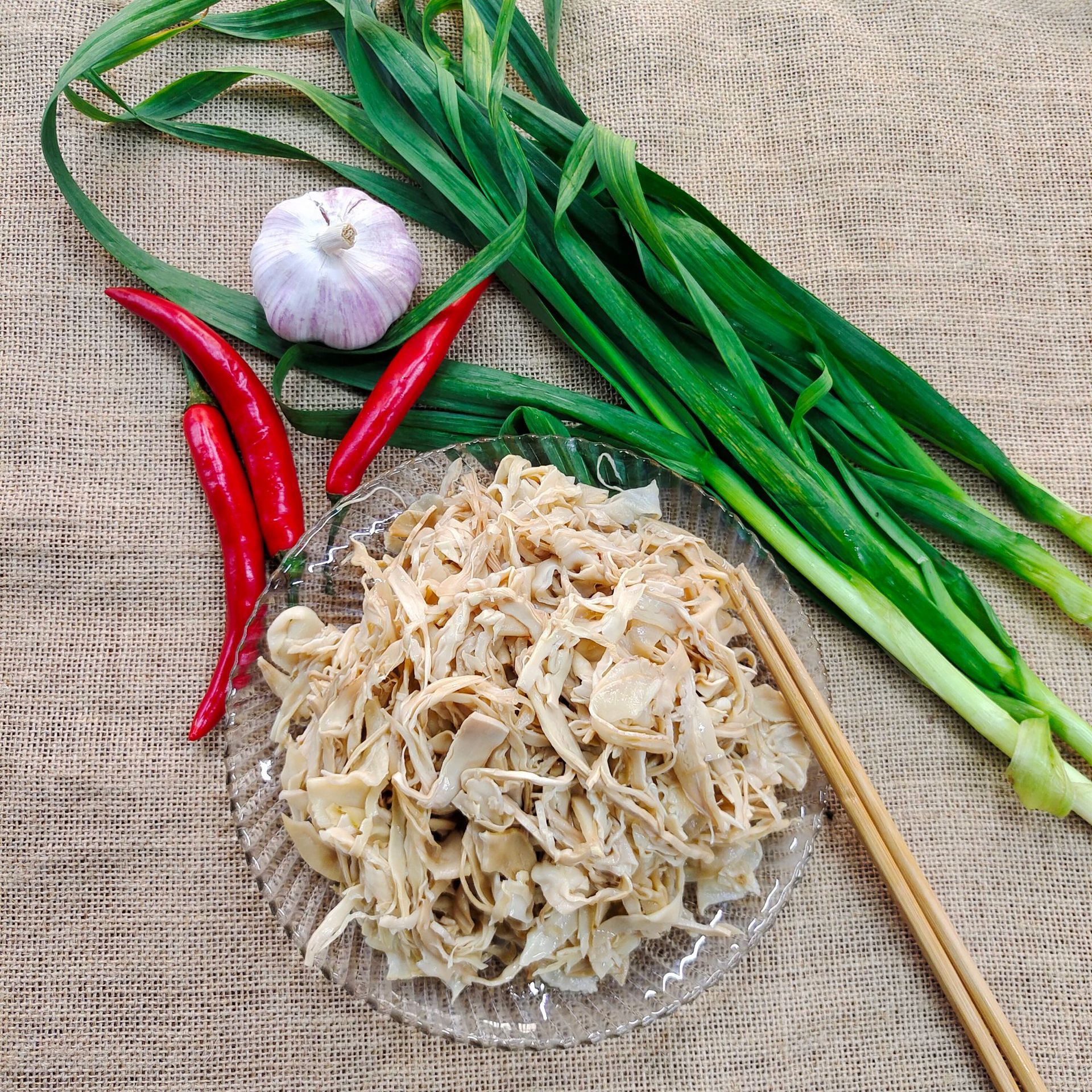 源头工厂炒菜笋制品炭烤笋干半成品 盖竹洋复水笋500g/袋泡发笋