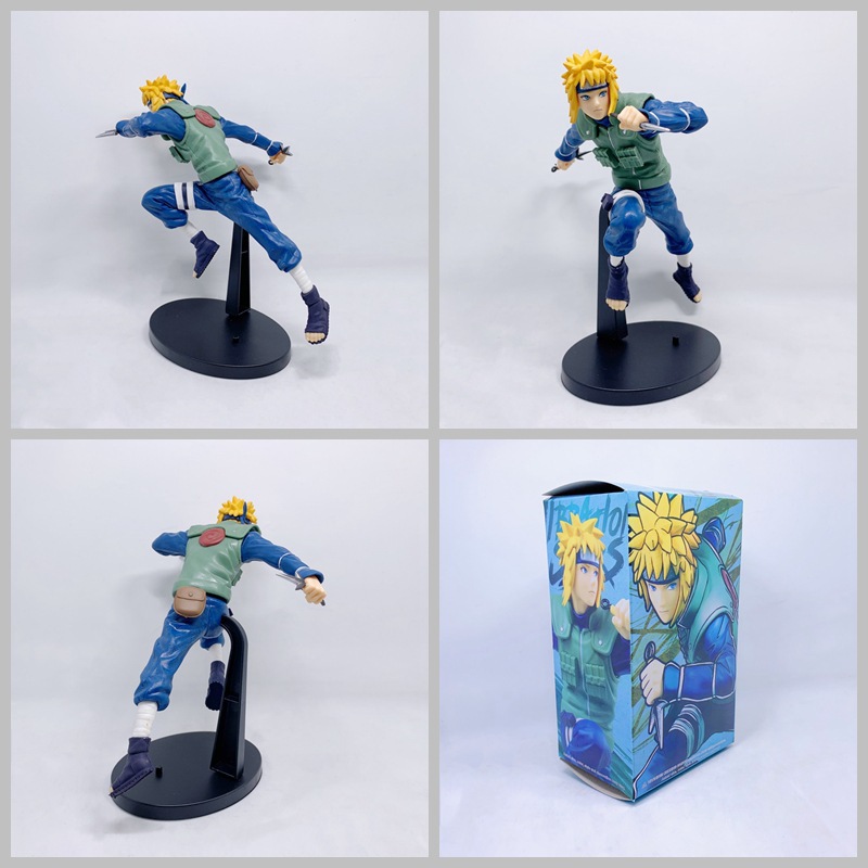 四代目 波风水门 战斗姿态 公仔摆件 盒装手办模型-阿里巴巴