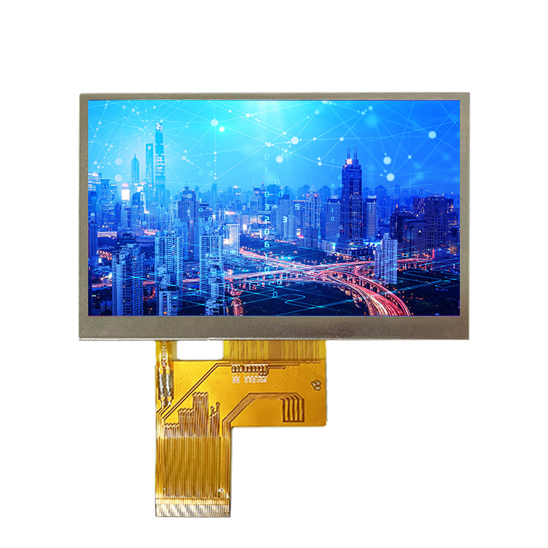 厂家定制lcd液晶屏480*272点阵屏ips全视角4.3寸tft彩屏