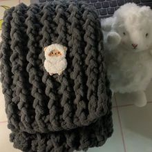 冰条围巾材料包神器DIY编织小羊卡通围巾材料包冰条线粗毛线批发