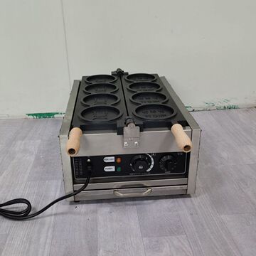 冠佳商用电热燃气金币烧机 爆浆面包芝士拉丝韩国金币面包机