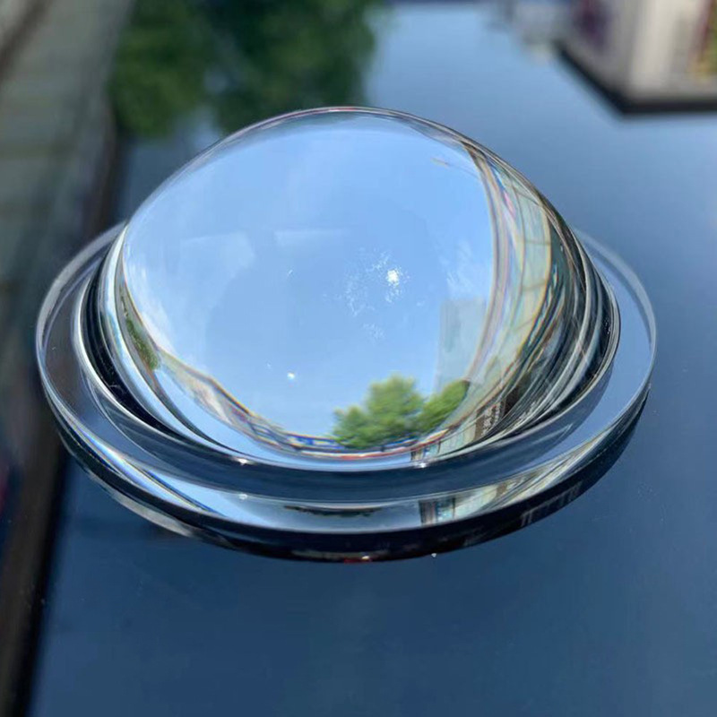 光学平凸透镜光学玻璃高精密透镜镜片聚光套件聚光镜片透镜批发