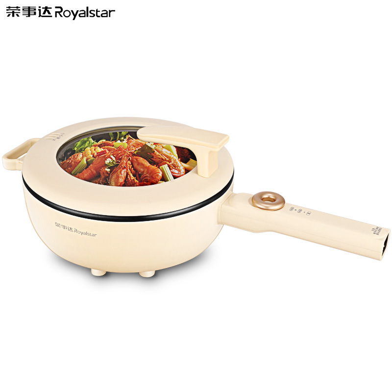 荣事达(royalstar)电炒锅家用多功能4-5l大容量不粘锅爆炒电火